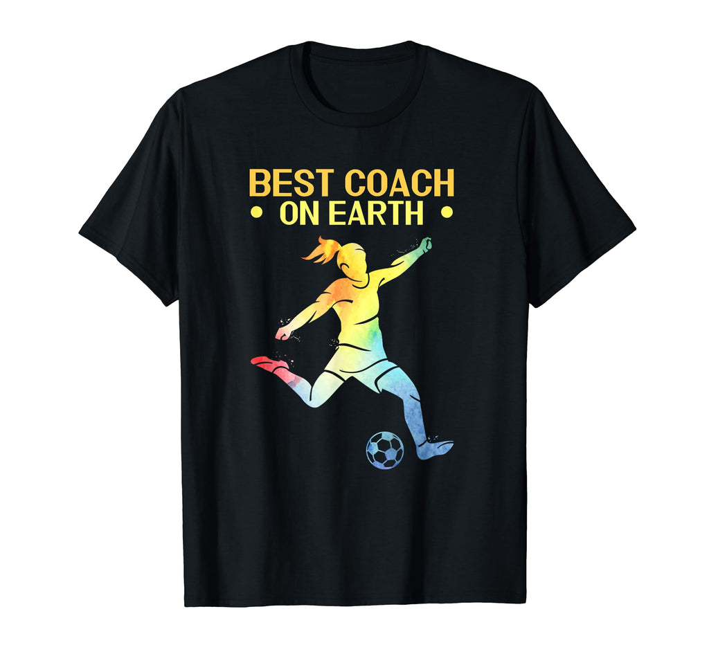 Soccer Best Coach Earth Soccer T-Shirt - Unique Graphic Unisex - T-Shirt, Sweatshirt, Hoodie