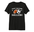 Mens Busy Raising Ballers Football T-Shirt - Aesthetic Graphic for Adults - T-Shirt, Sweatshirt, Hoodie