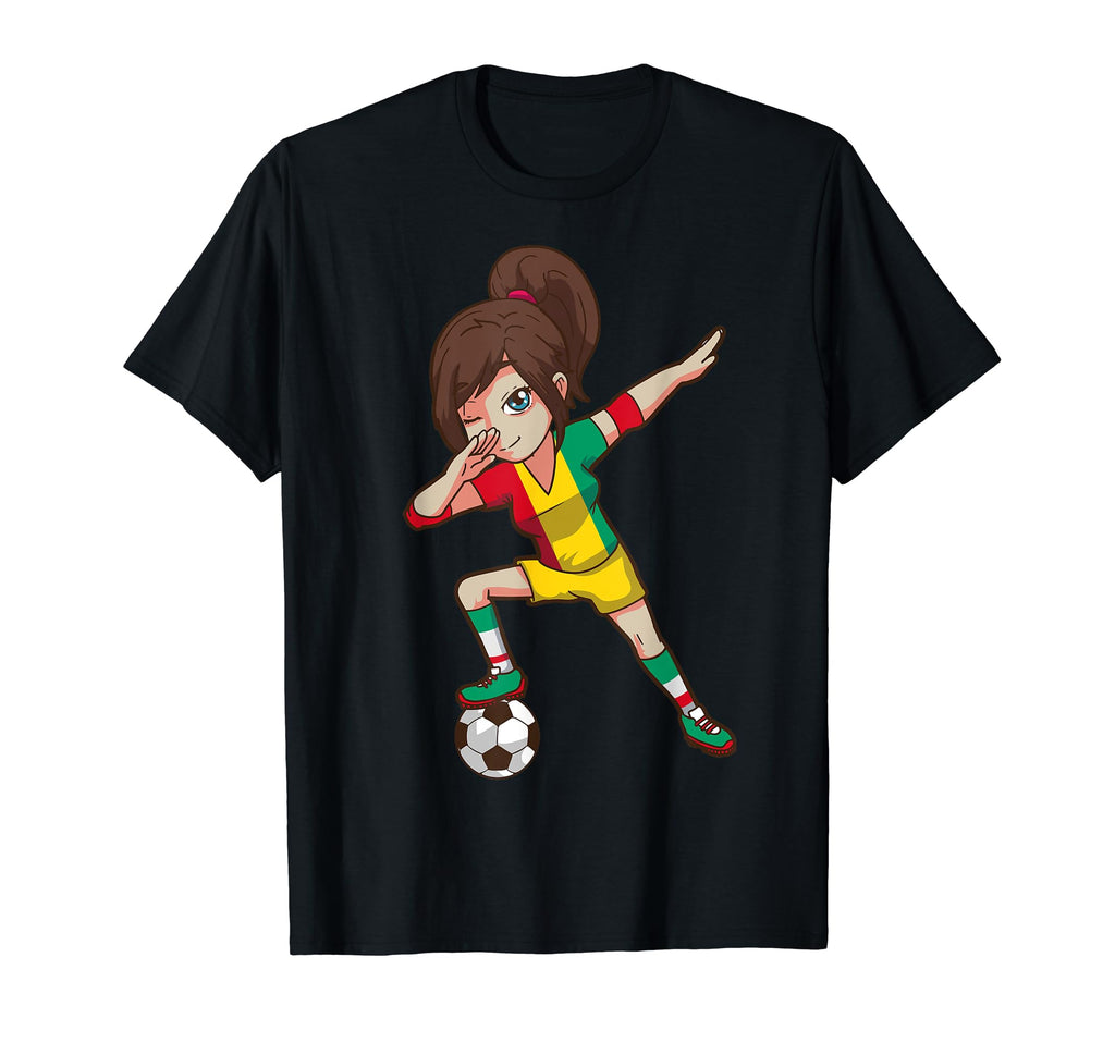 Soccer Fan Republic Guinea Flag T-Shirt - Novelty Apparel for Adults - T-Shirt, Sweatshirt, Hoodie