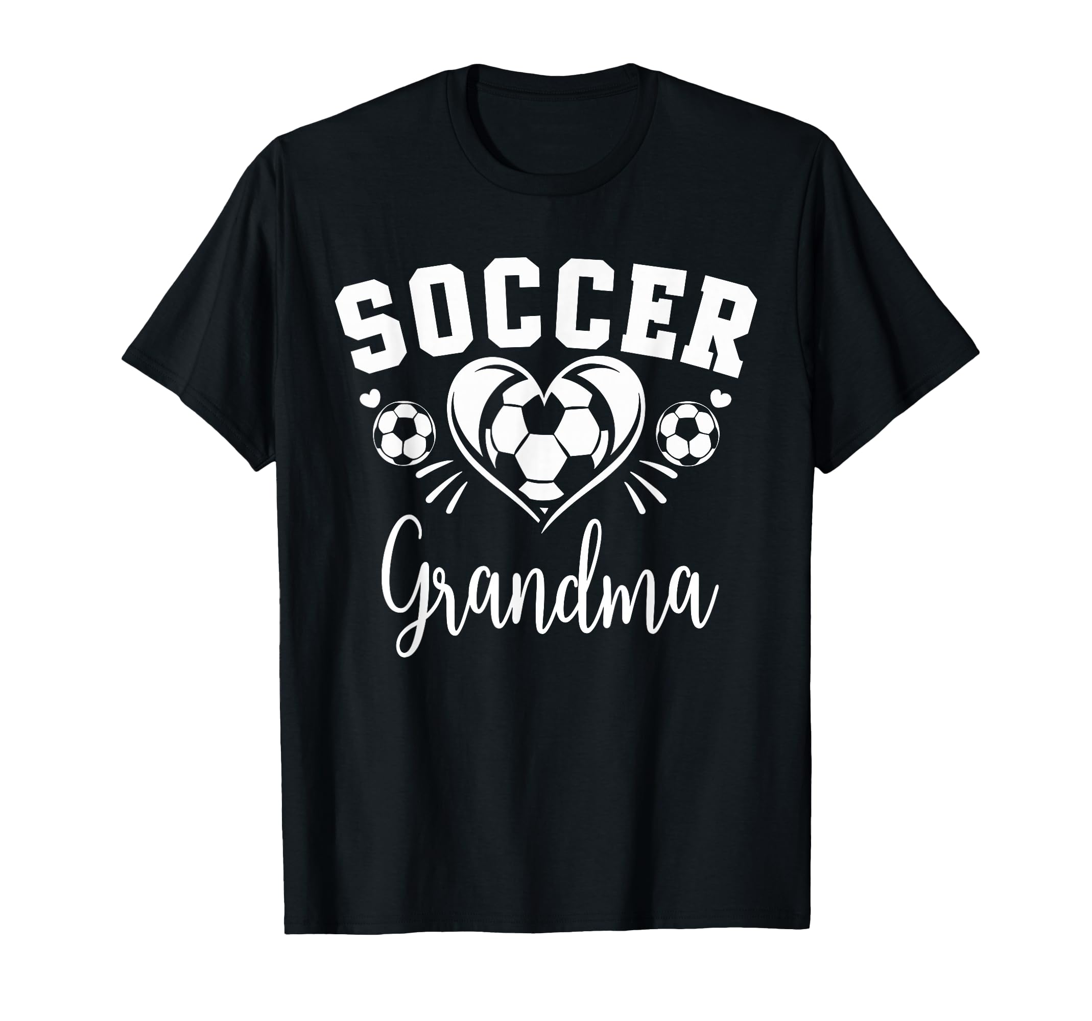 Soccer Grandma Soccer Heart T-Shirt - Unique Graphic Men Women - T-Shirt, Sweatshirt, Hoodie