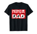 Ninja Dad Matching Family Ninja Warrior T-Shirt - Trendy Graphic Unisex - T-Shirt, Sweatshirt, Hoodie