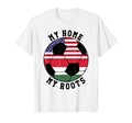 My Home My Roots Hungary Flag Soccer T-Shirt - Trendy Graphic Unisex - T-Shirt, Sweatshirt, Hoodie