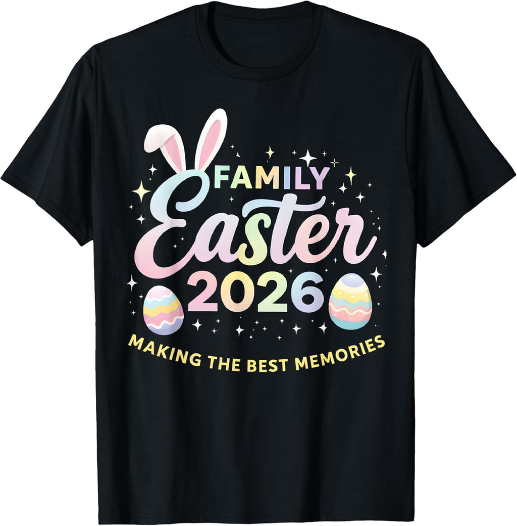 Family Easter 2026 Matching Making Memories - Adult & Kids T-Shirts, Sweatshirts & Hoodies apparel design preview 1