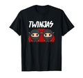 Funny Twin Dad Fathers Day Twin Daddy T-Shirt - Minimalist Print Unisex - T-Shirt, Sweatshirt, Hoodie