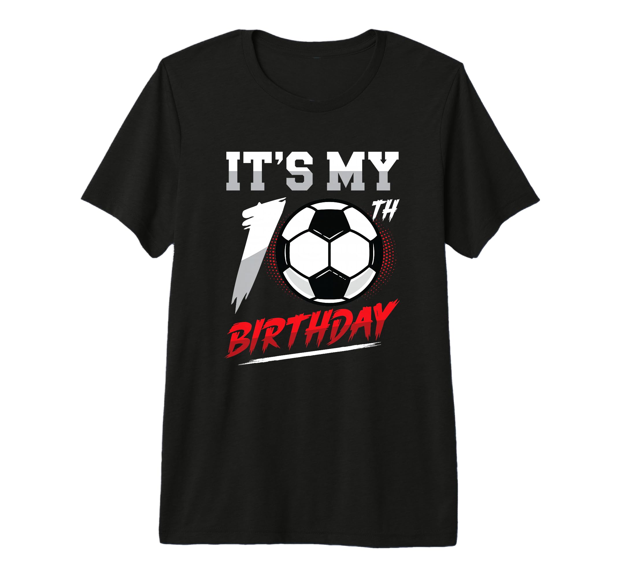 Its My 10Th Birthday Soccer Tri Blend T-Shirt - Graphic Print Men Women - T-Shirt, Sweatshirt, Hoodie
