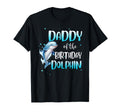 Daddy Birthday Dolphin Family Matching T-Shirt - Graphic Print Unisex - T-Shirt, Sweatshirt, Hoodie