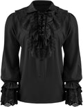 Mens Pirate Ruffle Renaissance Victorian Vampire Poet - Adult & Kids T-Shirts, Sweatshirts & Hoodies apparel design preview 1