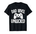 Dad Level Unlocked Fathers Day T-Shirt - Aesthetic Graphic for Adults - T-Shirt, Sweatshirt, Hoodie