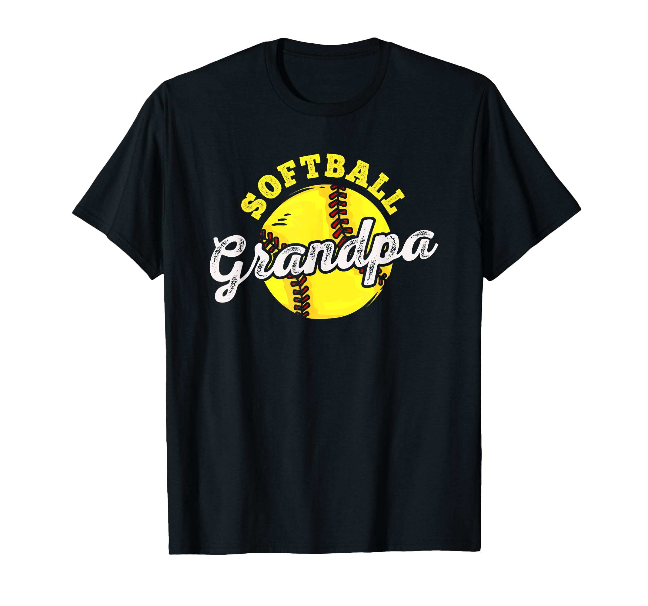 Softball Grandpa Grandfather Fathers Day T-Shirt - Graphic Print Men Women - T-Shirt, Sweatshirt, Hoodie