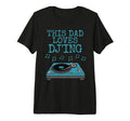 Mens This Dad Loves Djing Dj Music T-Shirt - Aesthetic Graphic for Adults - T-Shirt, Sweatshirt, Hoodie