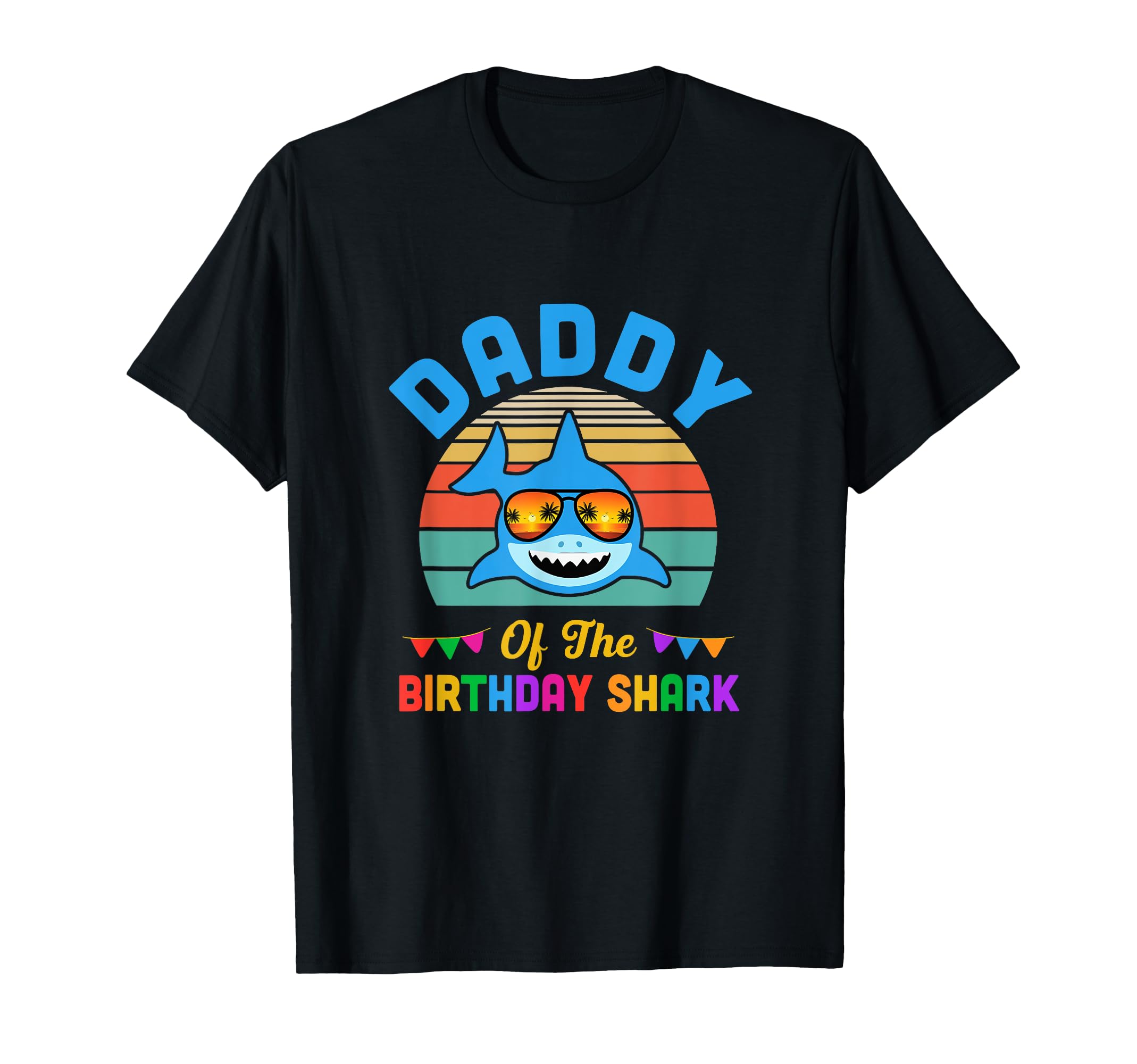 Daddy Shark Birthday Dad Matching T-Shirt - Trendy Graphic for Adults - T-Shirt, Sweatshirt, Hoodie