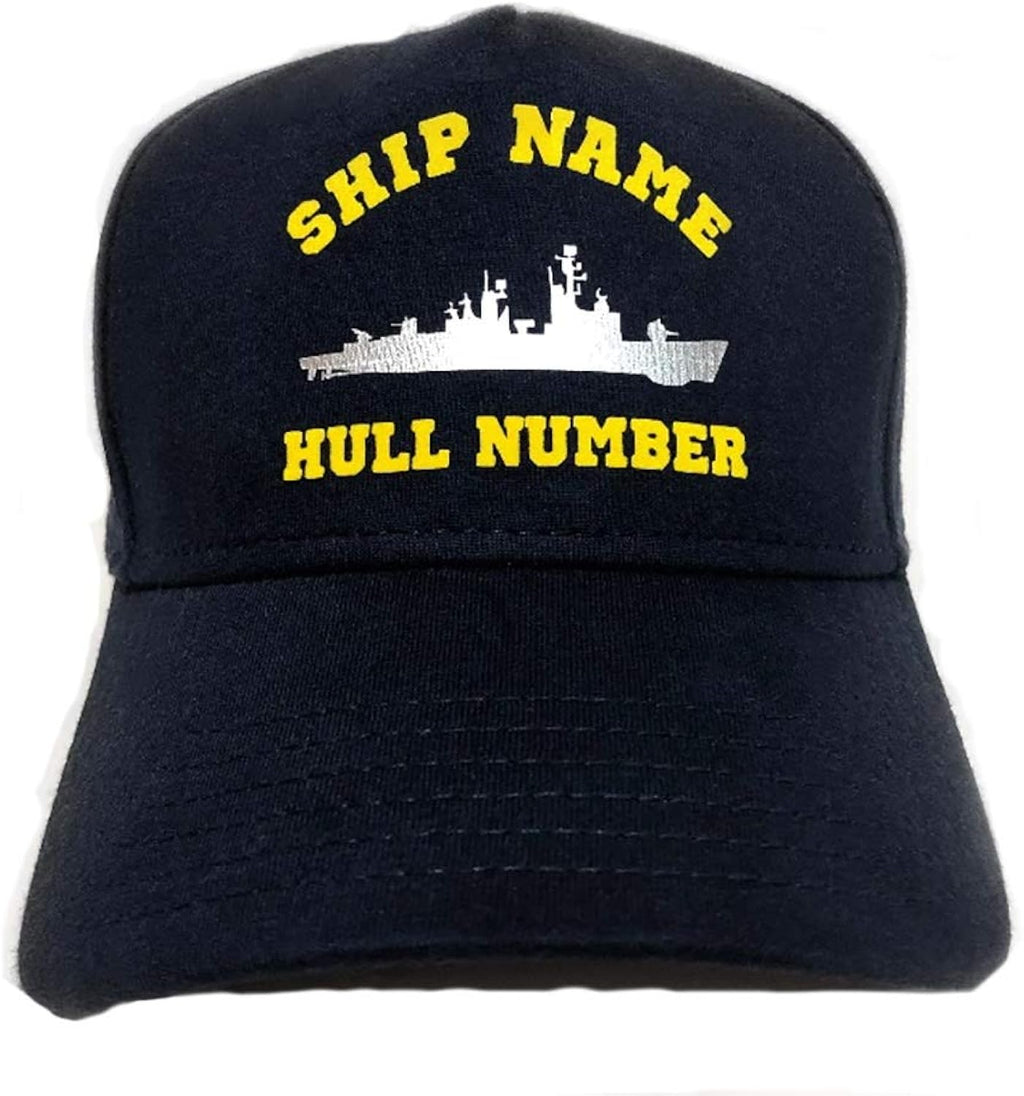 Customized Navy Ball Cap with Your Ship's Name and - Adult & Kids T-Shirts, Sweatshirts & Hoodies apparel design preview 1