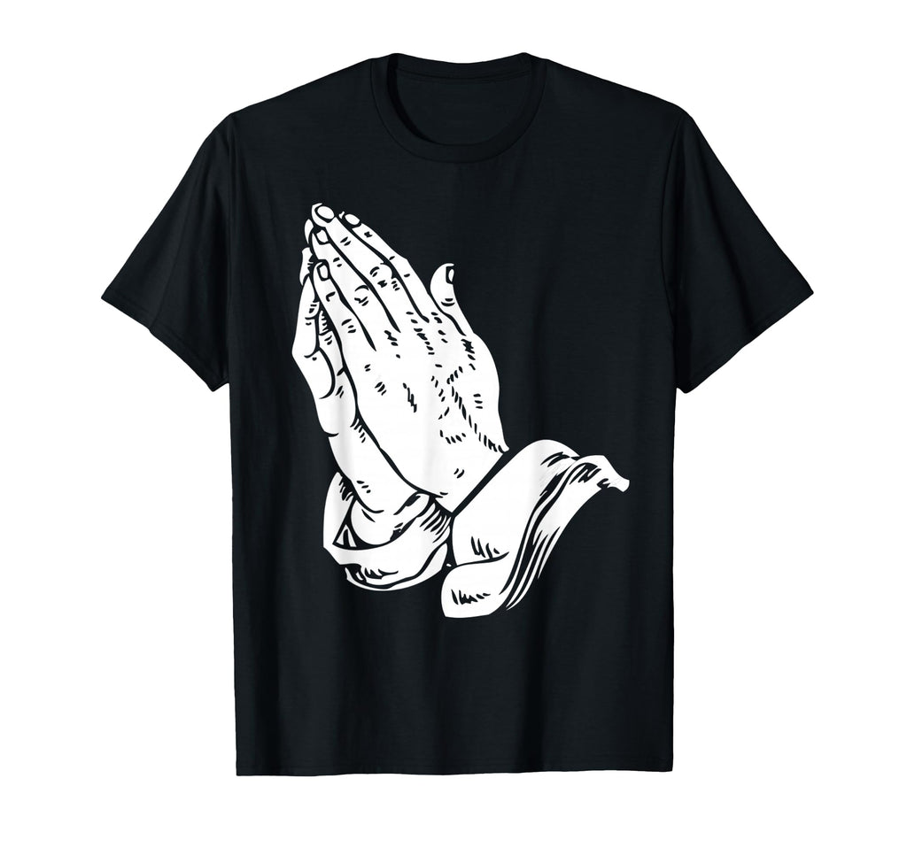 Praying Hands Christian Religious Jesus T-Shirt - Novelty Apparel Men Women - T-Shirt, Sweatshirt, Hoodie