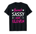 Happy 11Th Birthday Sweet Sassy T-Shirt - Aesthetic Graphic Men Women - T-Shirt, Sweatshirt, Hoodie
