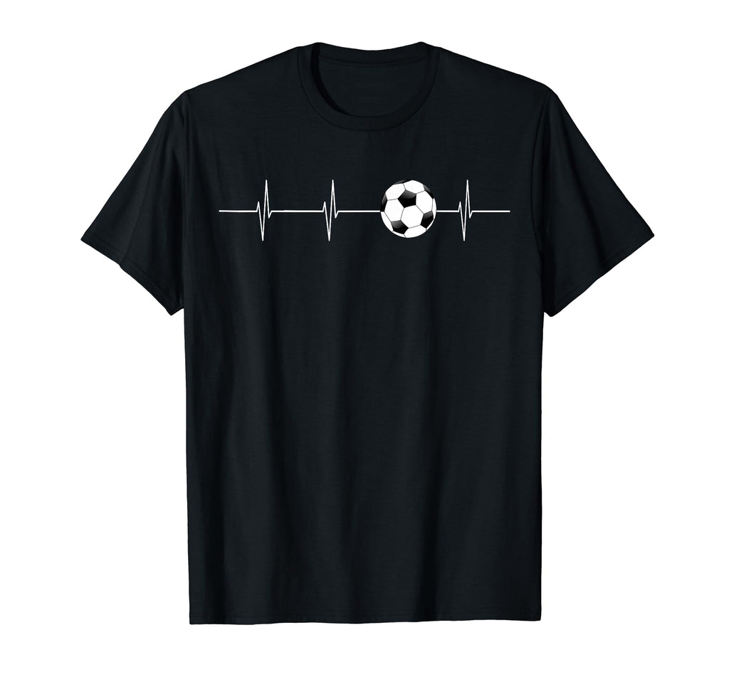 Soccer Ekg Heartbeat Love Sports T-Shirt - Casual Everyday Wear for Adults - T-Shirt, Sweatshirt, Hoodie