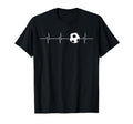 Soccer Ekg Heartbeat Love Sports T-Shirt - Casual Everyday Wear for Adults - T-Shirt, Sweatshirt, Hoodie