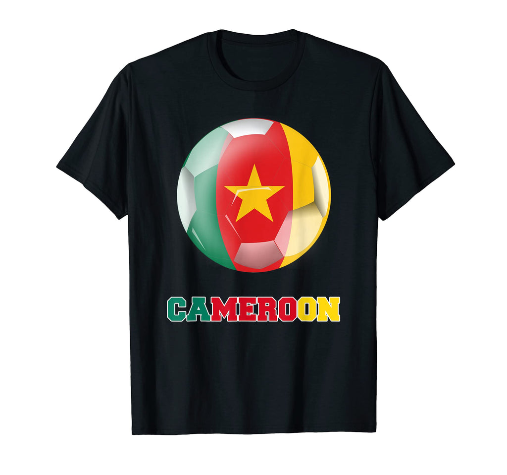 Cameroon Soccer Soccer Ball Cameroonian T-Shirt - Aesthetic Graphic Unisex - T-Shirt, Sweatshirt, Hoodie