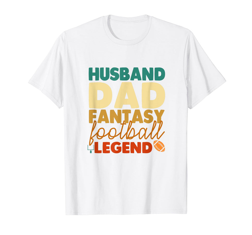 Mens Husband Dad Fantasy Football T-Shirt - Aesthetic Graphic for Adults - T-Shirt, Sweatshirt, Hoodie