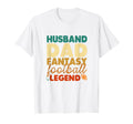 Mens Husband Dad Fantasy Football T-Shirt - Aesthetic Graphic for Adults - T-Shirt, Sweatshirt, Hoodie