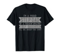 Funny Step Dad Fathers Day Step Daughter T-Shirt - Unique Graphic Unisex - T-Shirt, Sweatshirt, Hoodie