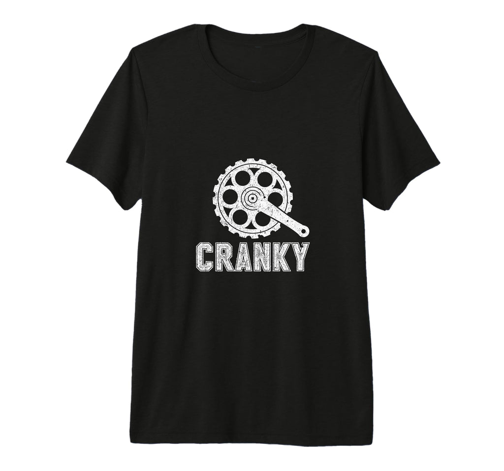 Cranky Bicycle Chain Cycling Funny Bike T-Shirt - Minimalist Print Unisex - T-Shirt, Sweatshirt, Hoodie