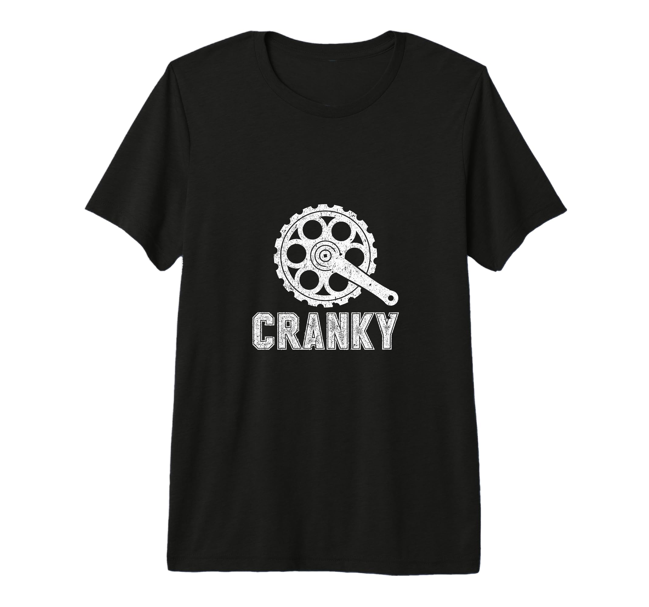 Cranky Bicycle Chain Cycling Funny Bike T-Shirt - Minimalist Print Unisex - T-Shirt, Sweatshirt, Hoodie