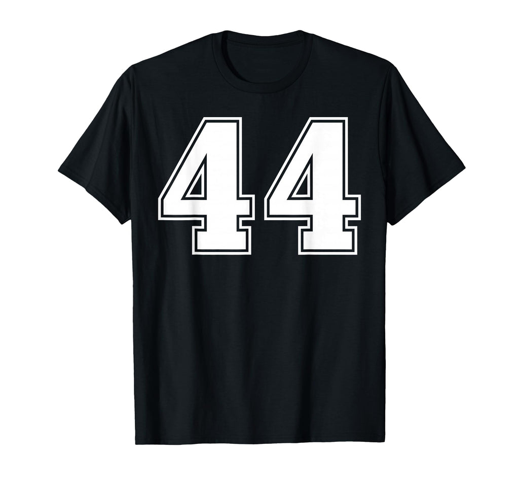 44 Number Forty Four Team Sports T-Shirt - Casual Everyday Wear Men Women - T-Shirt, Sweatshirt, Hoodie