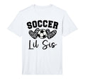 Soccer Lil Sis Matching Family T-Shirt - Custom Art Print for Adults - T-Shirt, Sweatshirt, Hoodie