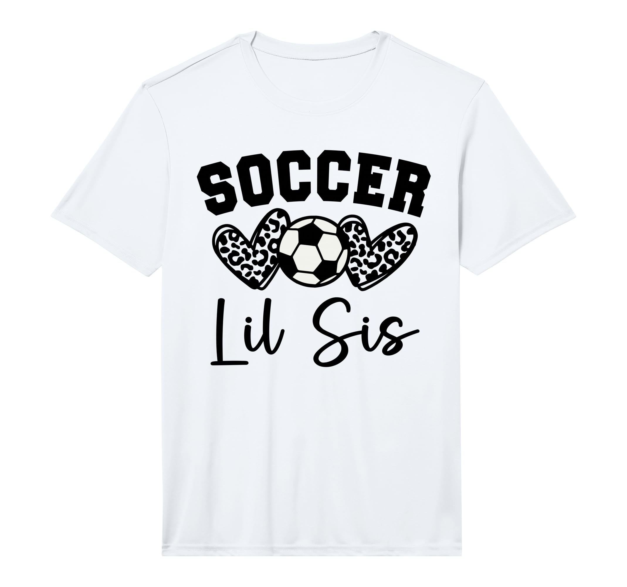 Soccer Lil Sis Matching Family T-Shirt - Custom Art Print for Adults - T-Shirt, Sweatshirt, Hoodie