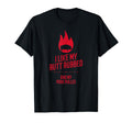 I Like My Butt Rubbed And My Pork T-Shirt - Minimalist Print for Adults - T-Shirt, Sweatshirt, Hoodie