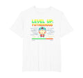 Level Up Fatherhood Dad To Be Gamer T-Shirt - Fun Novelty Design Unisex - T-Shirt, Sweatshirt, Hoodie
