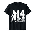14 Years Being Awesome Soccer 14Th T-Shirt - Custom Art Print Unisex - T-Shirt, Sweatshirt, Hoodie