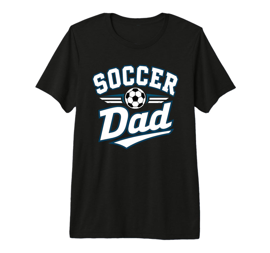 Soccer Dad Funny Athletic Lettering T-Shirt - Minimalist Print Unisex - T-Shirt, Sweatshirt, Hoodie