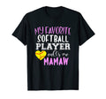 My Favorite Softball Player Call Me T-Shirt - Custom Art Print for Adults - T-Shirt, Sweatshirt, Hoodie