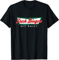 Don't Bunt Hit Fresh Dingers Funny Baseball Softball - Adult & Kids T-Shirts, Sweatshirts & Hoodies apparel design preview 1