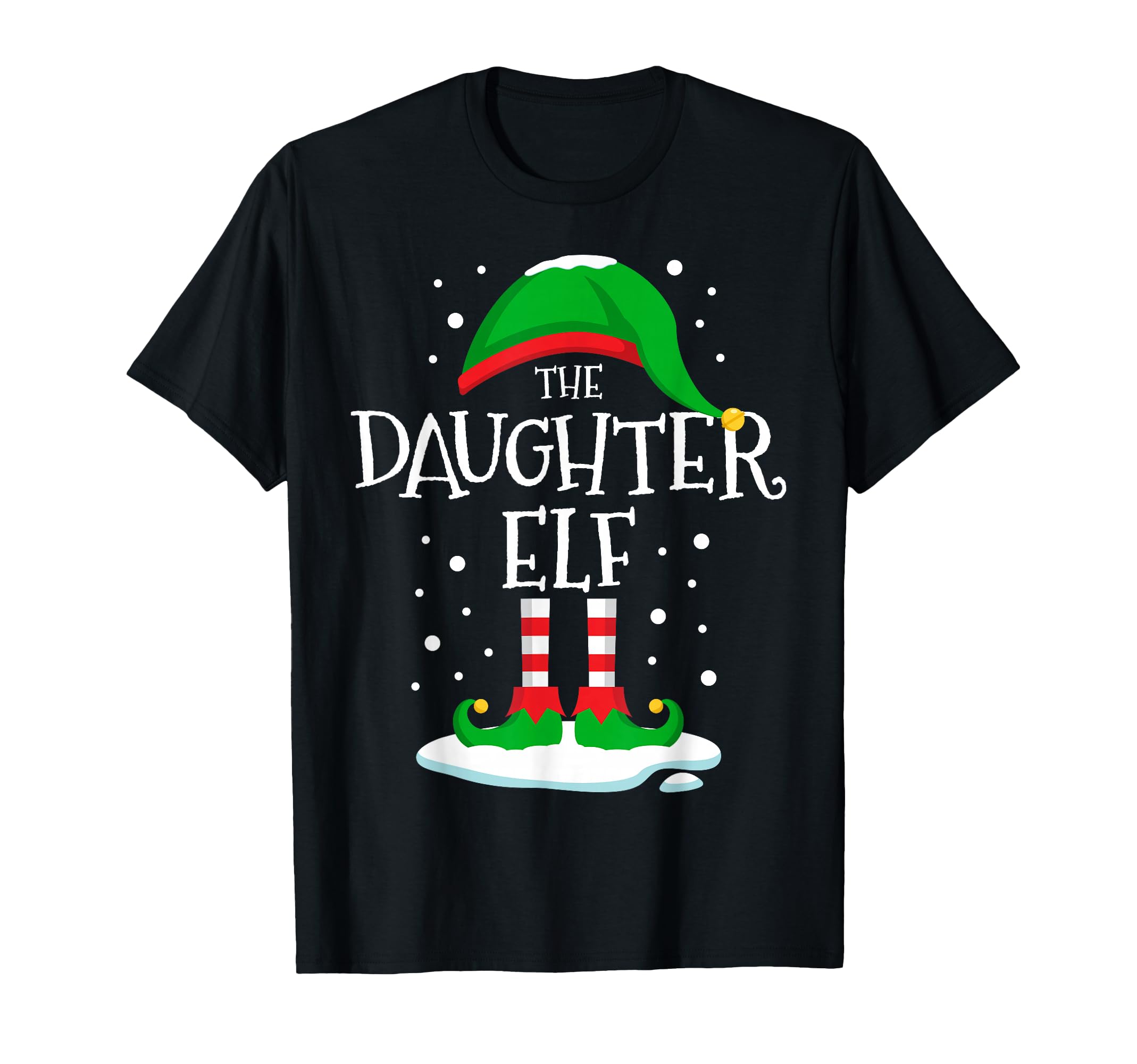 Daughter Elf Family Matching Group Funny T-Shirt - Graphic Print Unisex - T-Shirt, Sweatshirt, Hoodie