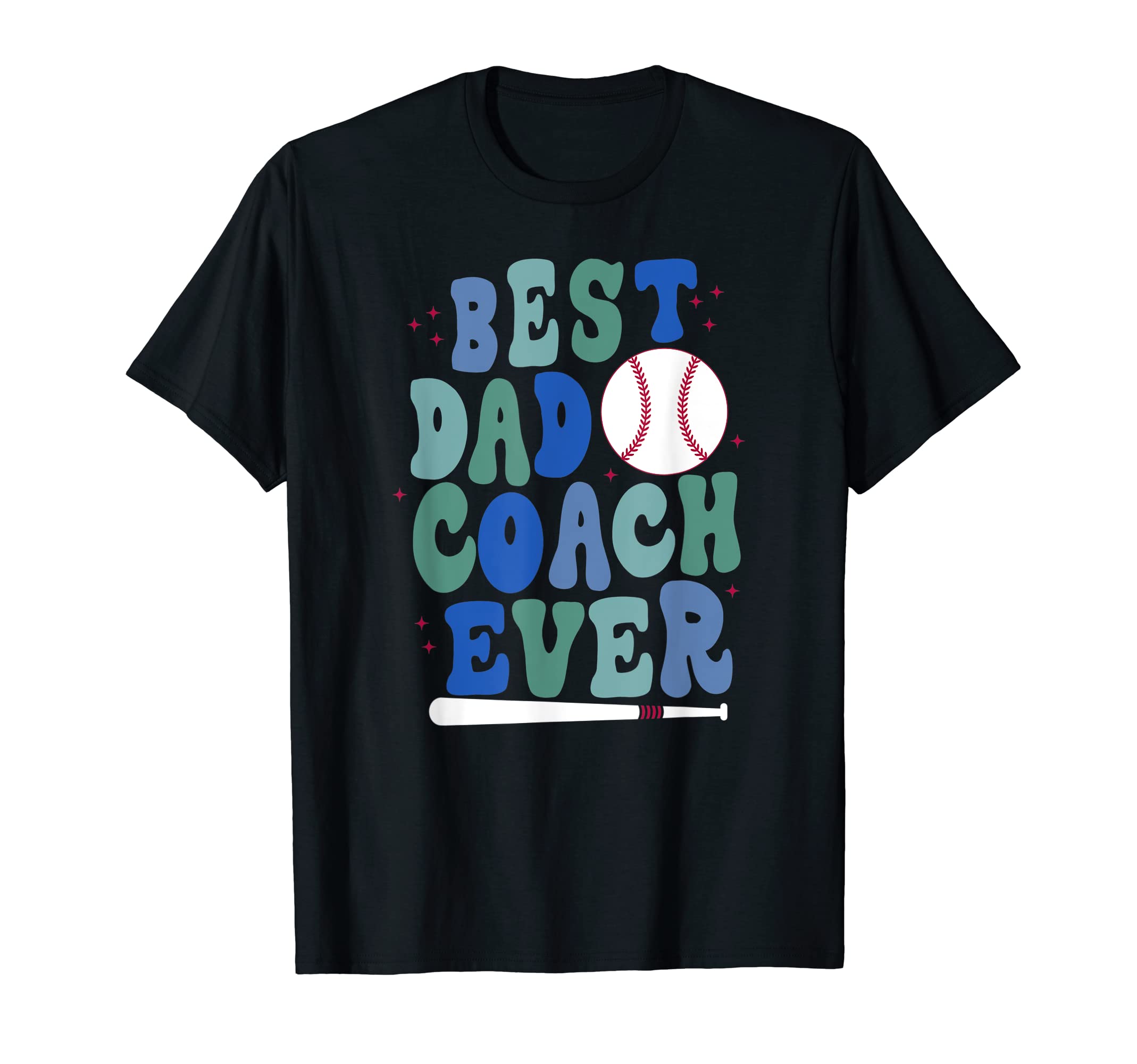 Fathers Day Baseball Father Best Dad T-Shirt - Custom Art Print Men Women - T-Shirt, Sweatshirt, Hoodie