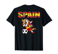 Dabbing Unicorn Spain Soccer Fans Jersey T-Shirt - Graphic Print Unisex - T-Shirt, Sweatshirt, Hoodie