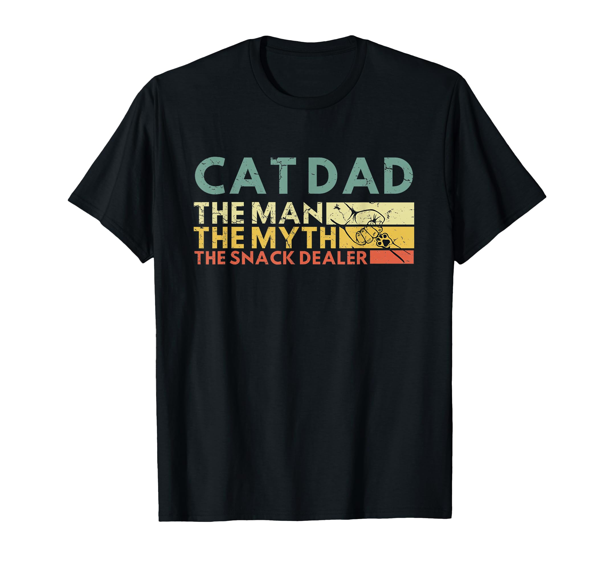 Cat Dad Myth Snack Dealer Cat Fathers T-Shirt - Trendy Graphic Men Women - T-Shirt, Sweatshirt, Hoodie