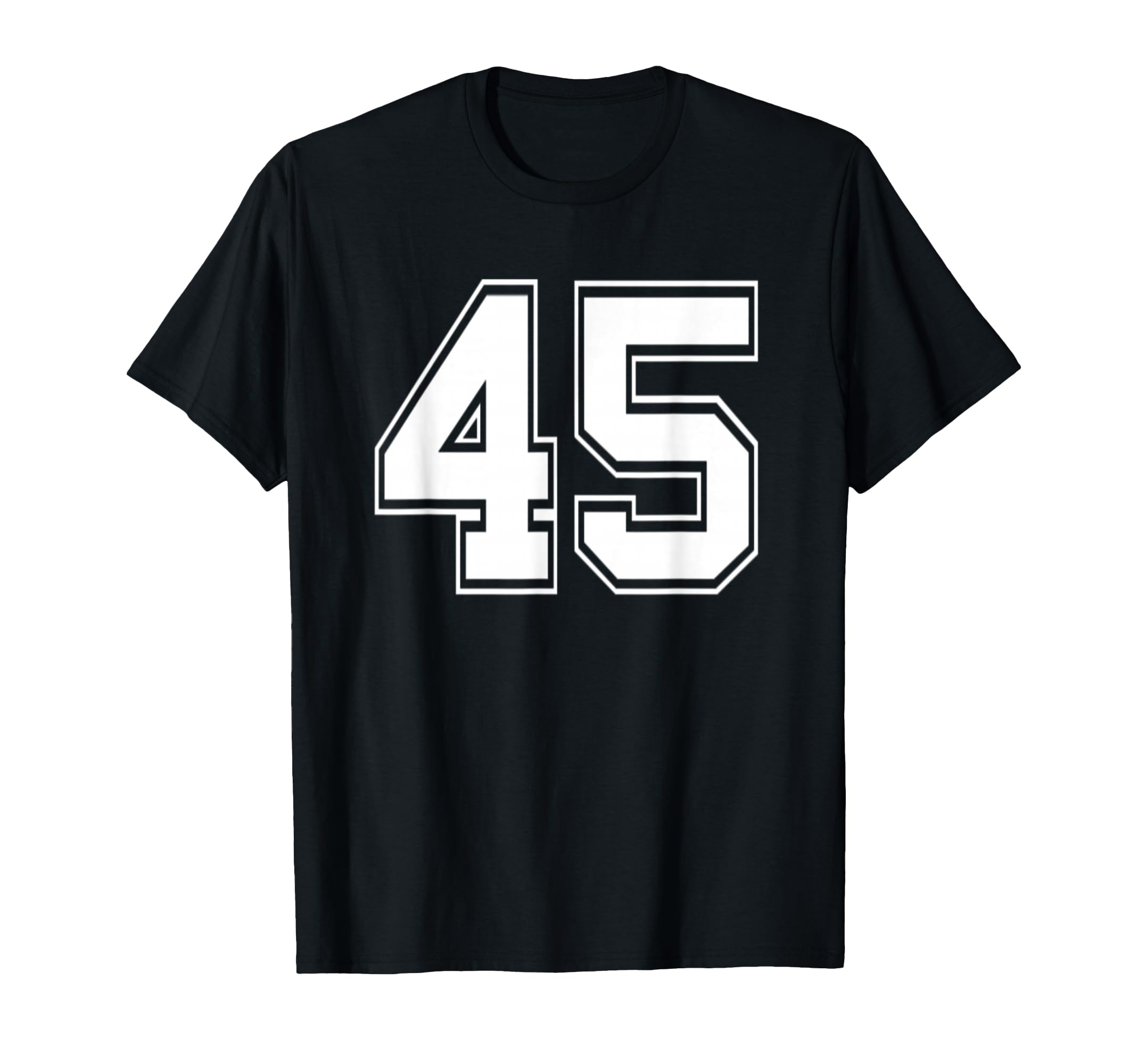 Number 45 Baseball Football Soccer T-Shirt - Aesthetic Graphic Unisex - T-Shirt, Sweatshirt, Hoodie