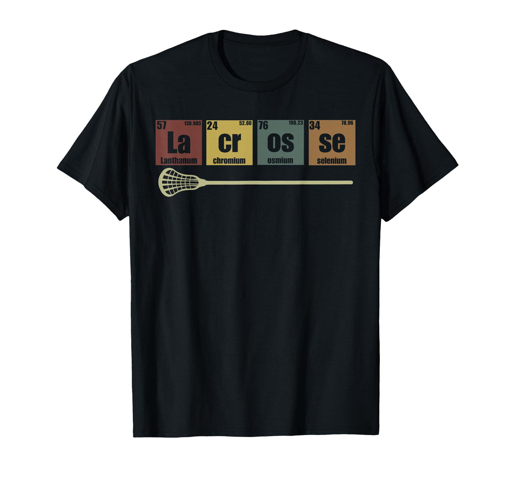 Periodic Table Lacrosse T-Shirt - Graphic Print Men Women - T-Shirt, Sweatshirt, Hoodie
