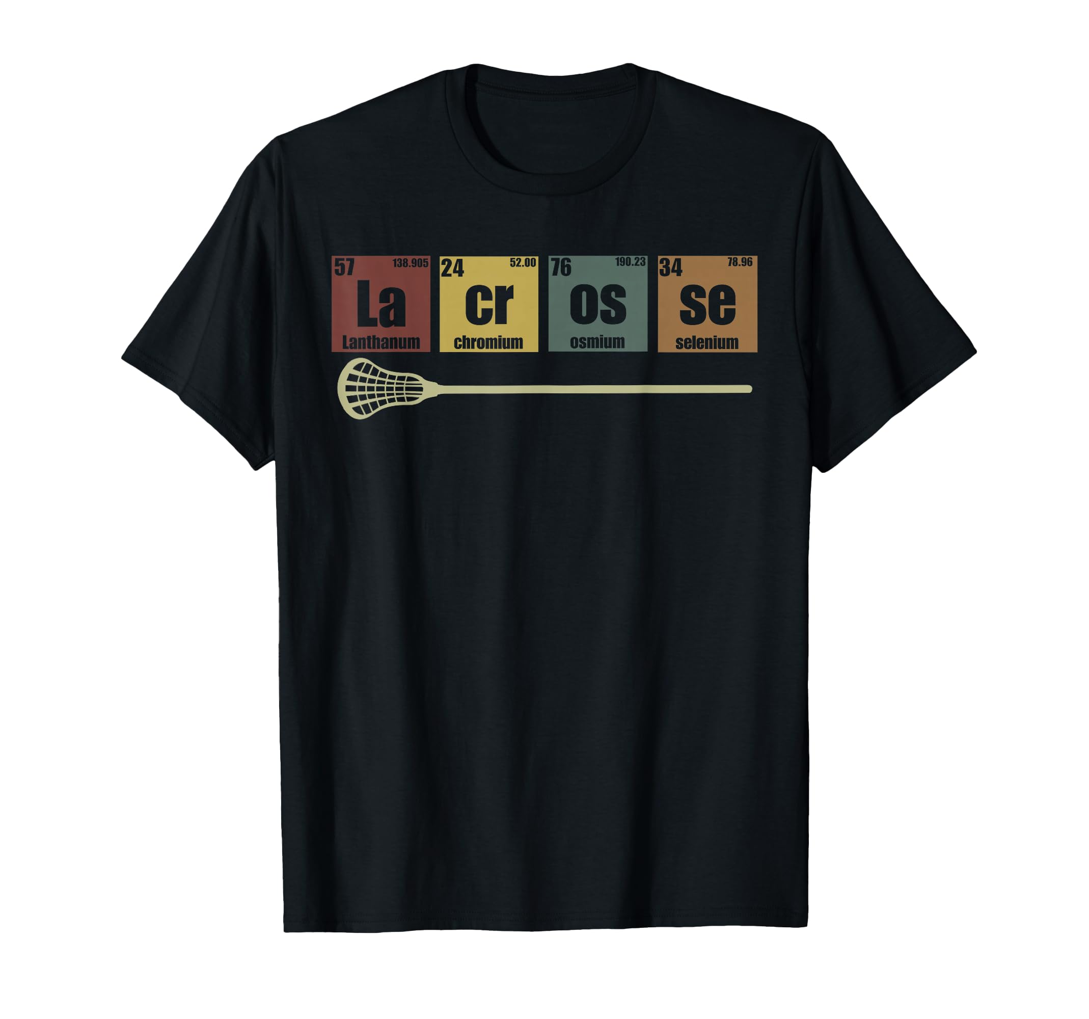 Periodic Table Lacrosse T-Shirt - Graphic Print Men Women - T-Shirt, Sweatshirt, Hoodie