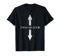 Two Seater 2 Seater Arrow Naughty T-Shirt - Casual Everyday Wear Unisex - T-Shirt, Sweatshirt, Hoodie