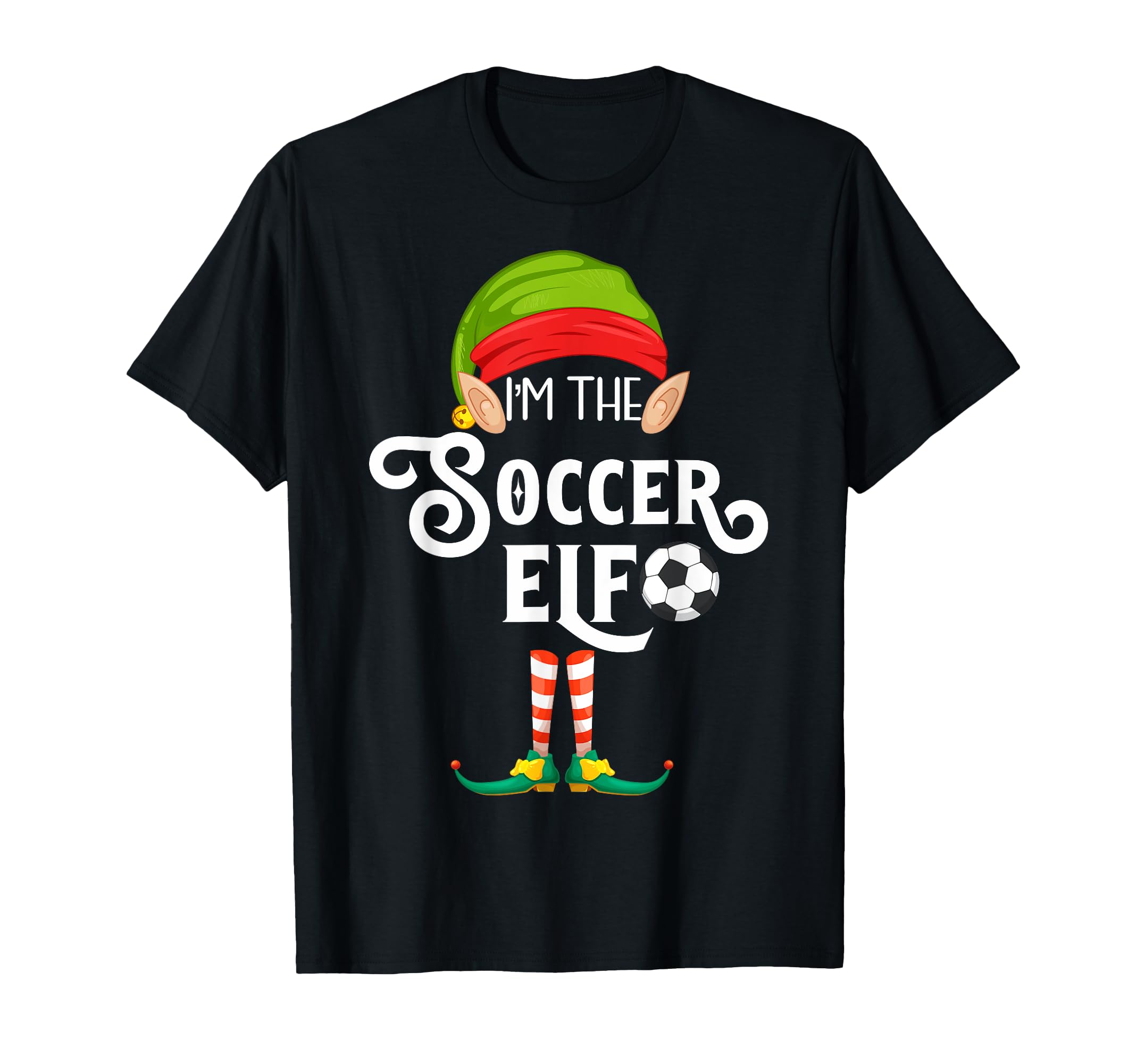 Soccer Elf Family Matching T-Shirt - Unique Graphic Unisex - T-Shirt, Sweatshirt, Hoodie