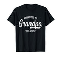 Promoted To Grandpa 2025 T-Shirt - Casual Everyday Wear for Adults - T-Shirt, Sweatshirt, Hoodie