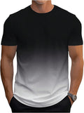 Men's Gradient Short Sleeve Round Neck Summer Tops - Adult & Kids T-Shirts, Sweatshirts & Hoodies apparel design preview 1