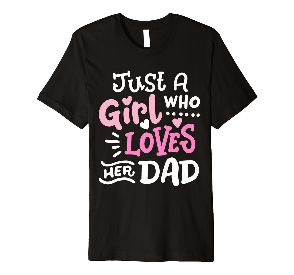 Daddy And Daughter Who Loves Her Dad T-Shirt - Custom Art Print for Adults - T-Shirt, Sweatshirt, Hoodie