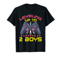 I Leveled Up To 2 Funny Mom Dad Gamer T-Shirt - Fun Novelty Design Unisex - T-Shirt, Sweatshirt, Hoodie
