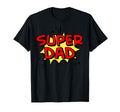 Cartoon Super Dad Funny Super Hero T-Shirt - Aesthetic Graphic Men Women - T-Shirt, Sweatshirt, Hoodie