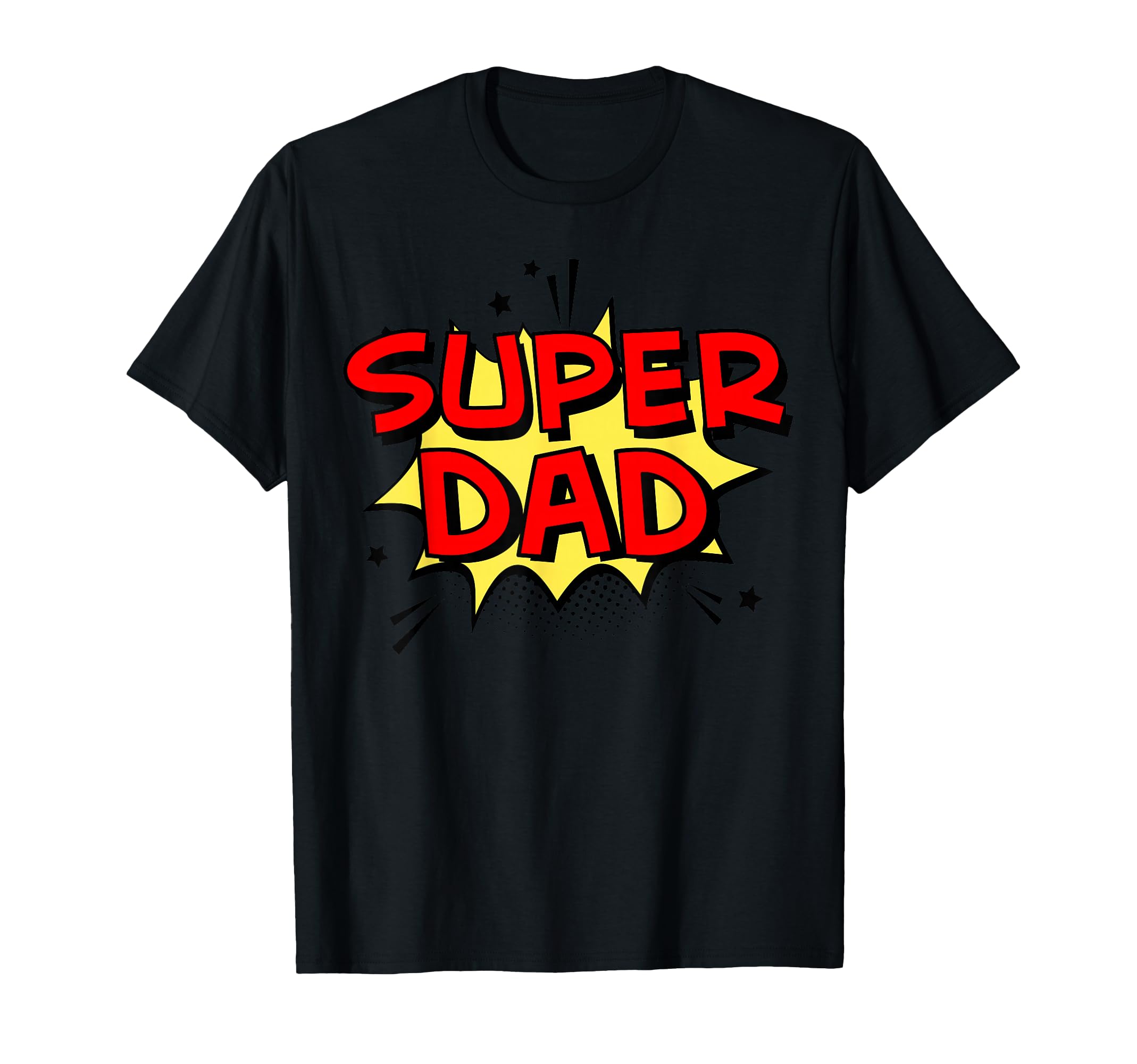 Cartoon Super Dad Funny Super Hero T-Shirt - Aesthetic Graphic Men Women - T-Shirt, Sweatshirt, Hoodie
